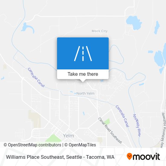 Mapa de Williams Place Southeast