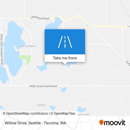 Willow Drive map