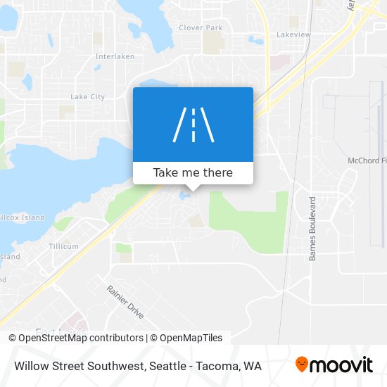 Willow Street Southwest map