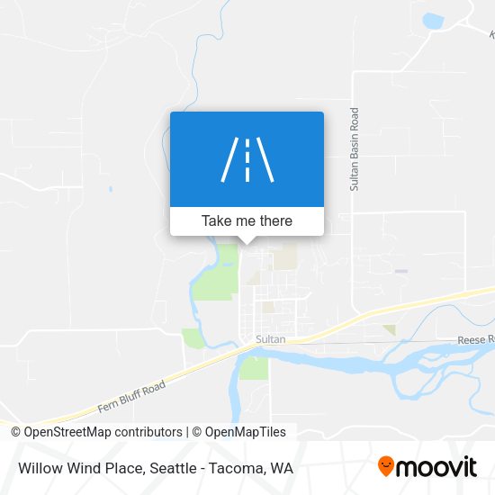 Willow Wind Place map