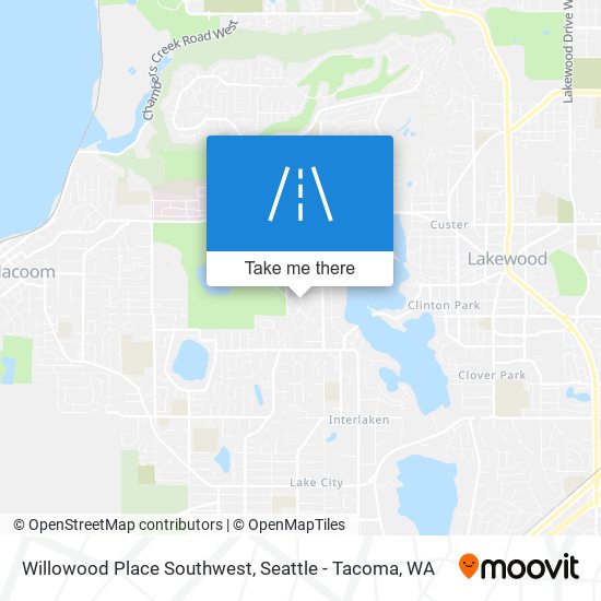 Willowood Place Southwest map