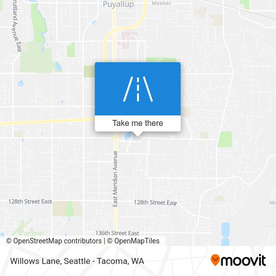 Willows Lane map