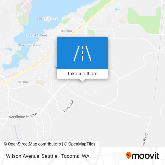 Mapa de Wilson Avenue