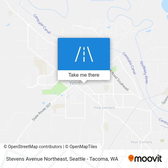 Stevens Avenue Northeast map