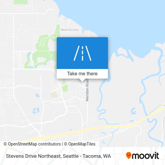Mapa de Stevens Drive Northeast