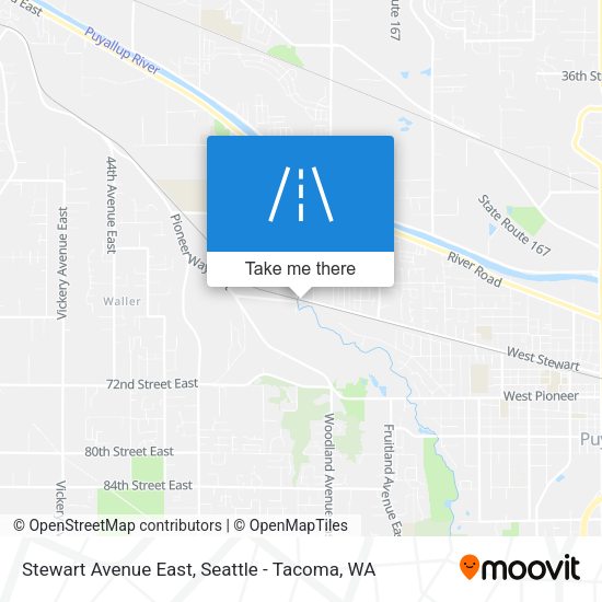 Mapa de Stewart Avenue East