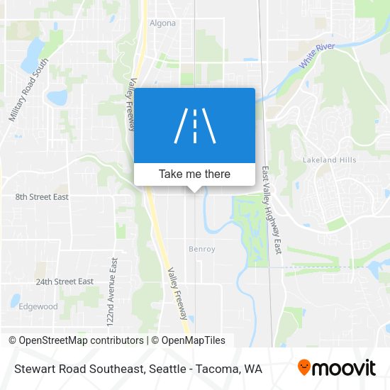 Stewart Road Southeast map