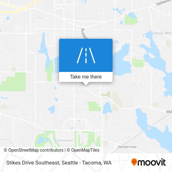 Stikes Drive Southeast map