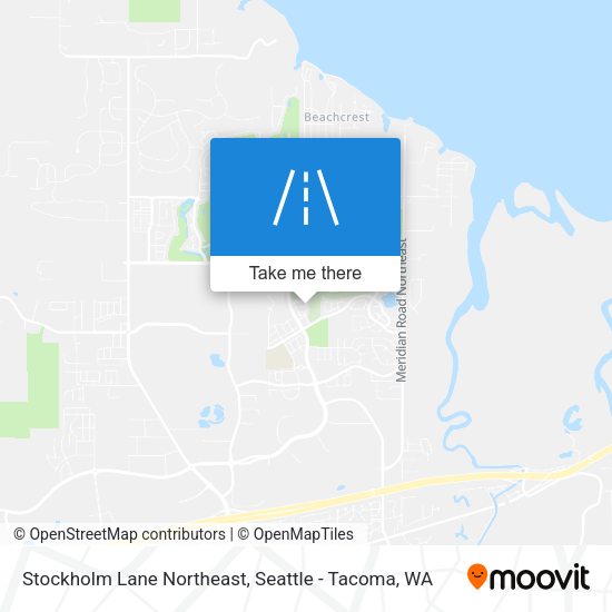 Stockholm Lane Northeast map
