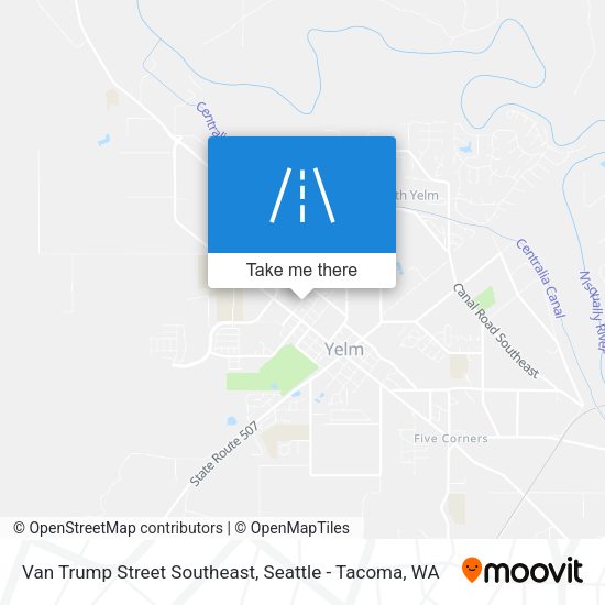 Van Trump Street Southeast map