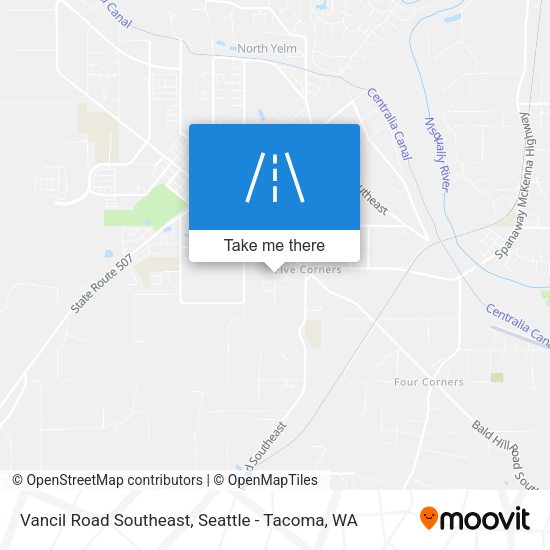 Vancil Road Southeast map