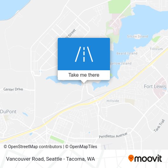 Mapa de Vancouver Road