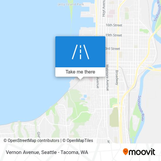 Vernon Avenue map