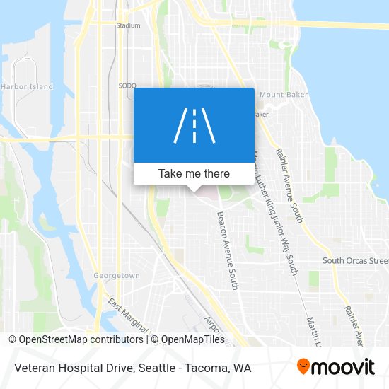 Mapa de Veteran Hospital Drive