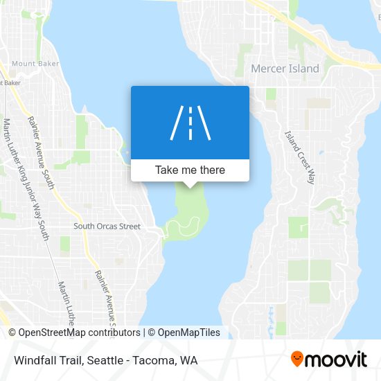 Windfall Trail map