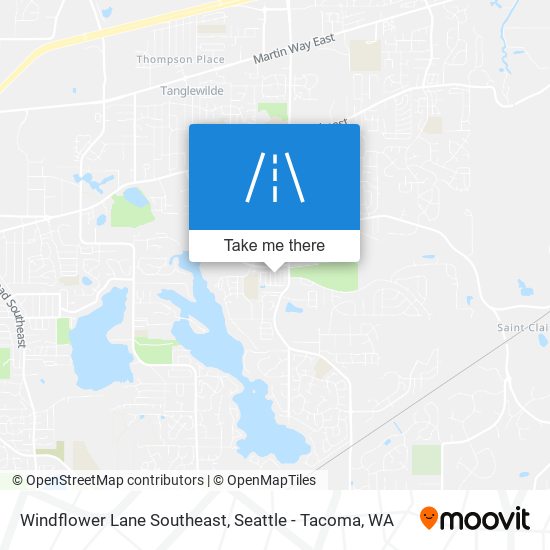 Mapa de Windflower Lane Southeast
