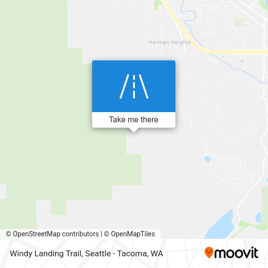 Windy Landing Trail map