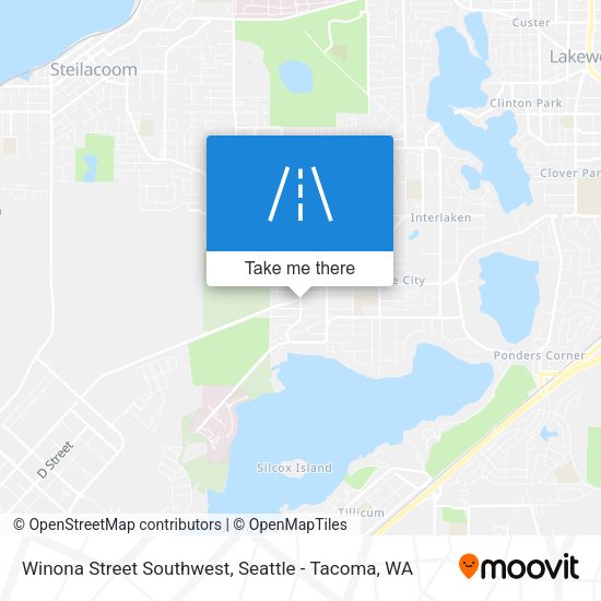 Mapa de Winona Street Southwest