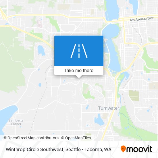 Winthrop Circle Southwest map