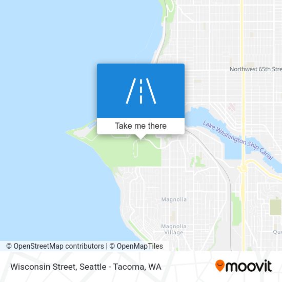Wisconsin Street map
