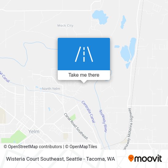 Mapa de Wisteria Court Southeast