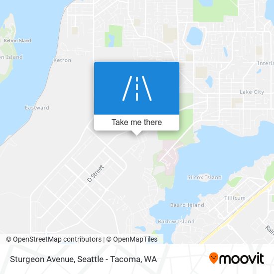 Sturgeon Avenue map