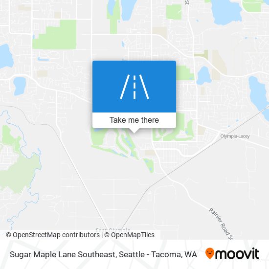 Mapa de Sugar Maple Lane Southeast