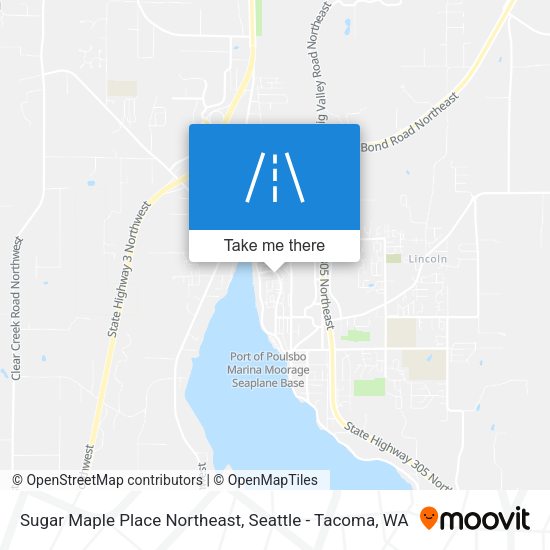 Sugar Maple Place Northeast map