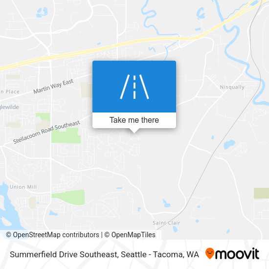 Summerfield Drive Southeast map