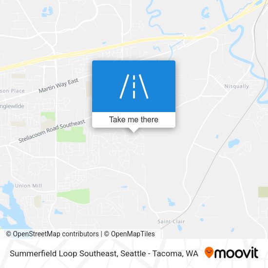 Summerfield Loop Southeast map