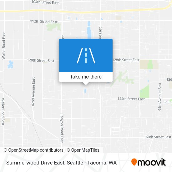 Mapa de Summerwood Drive East