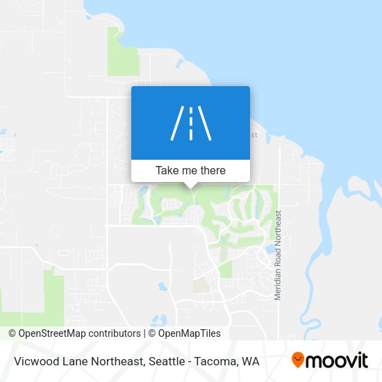 Mapa de Vicwood Lane Northeast