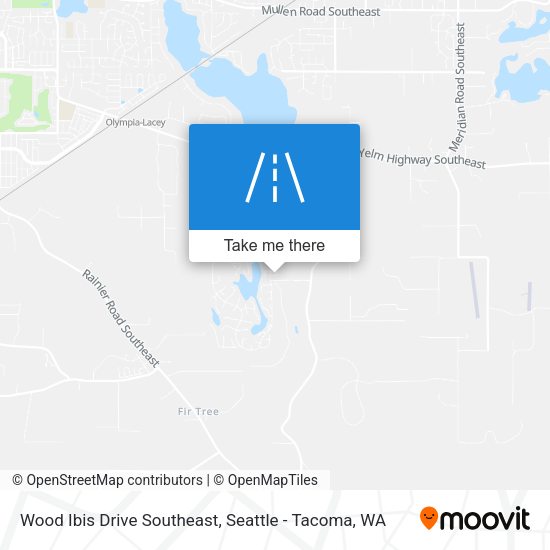 Mapa de Wood Ibis Drive Southeast