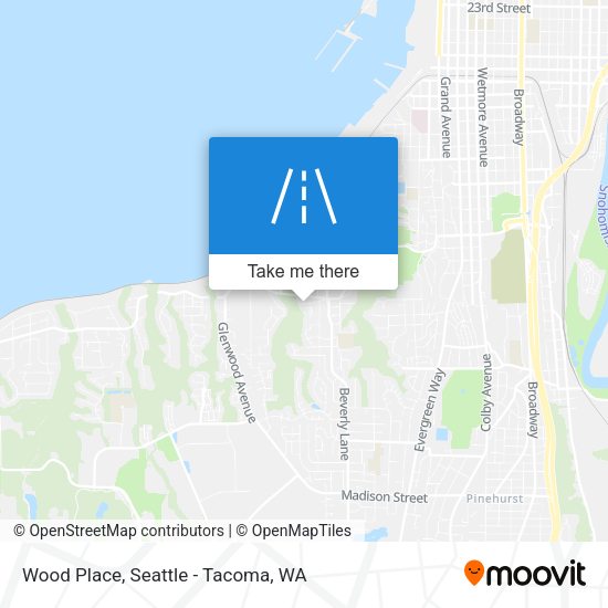 Wood Place map