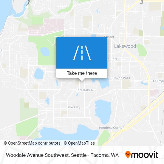Woodale Avenue Southwest map