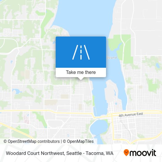 Woodard Court Northwest map