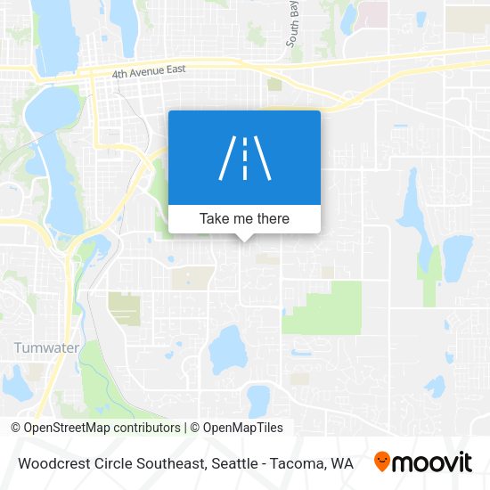 Mapa de Woodcrest Circle Southeast