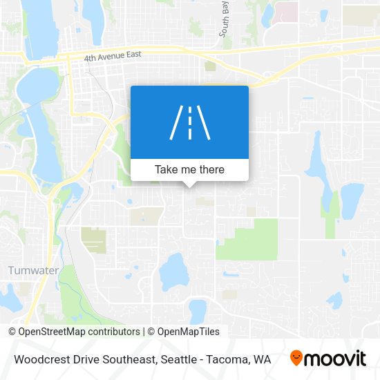 Woodcrest Drive Southeast map