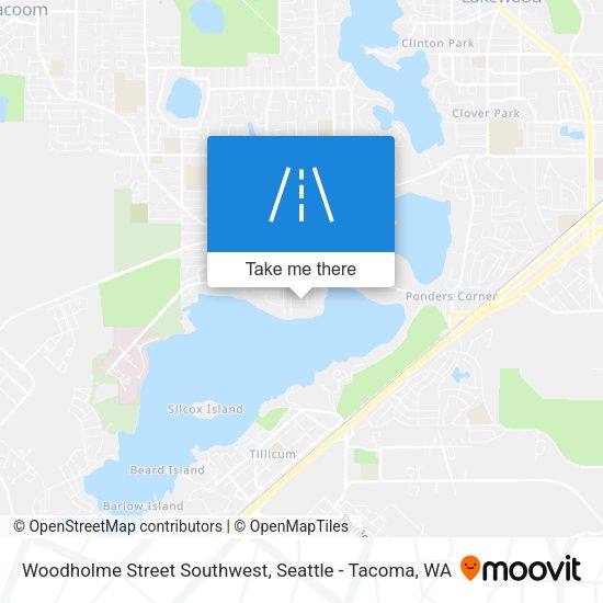 Mapa de Woodholme Street Southwest