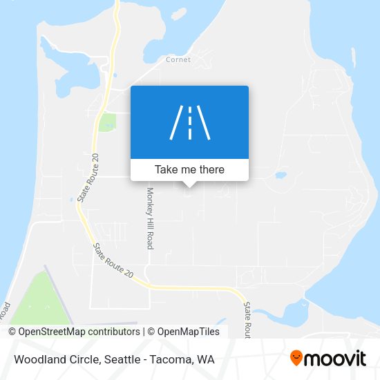 Woodland Circle map