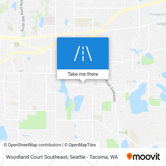 Woodland Court Southeast map