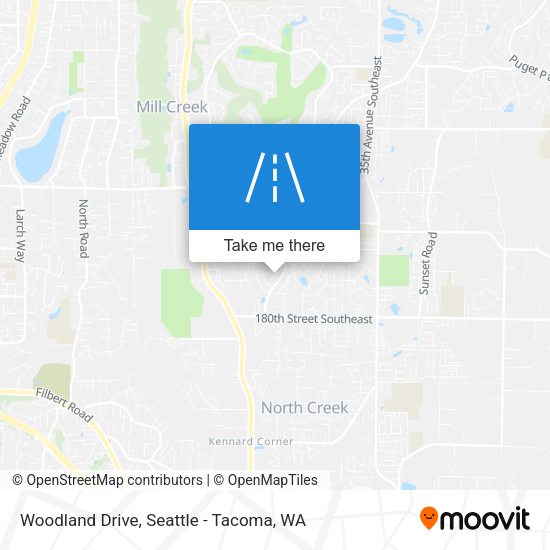 Mapa de Woodland Drive