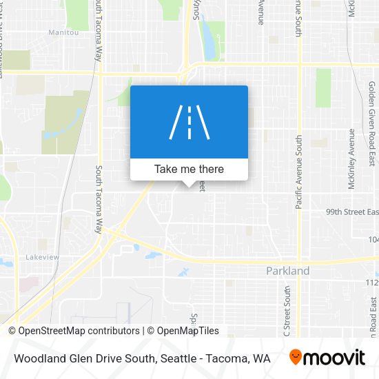 Mapa de Woodland Glen Drive South