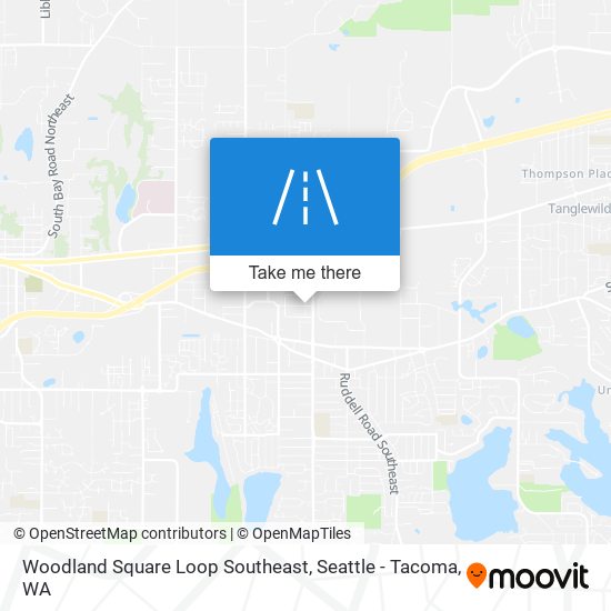Mapa de Woodland Square Loop Southeast