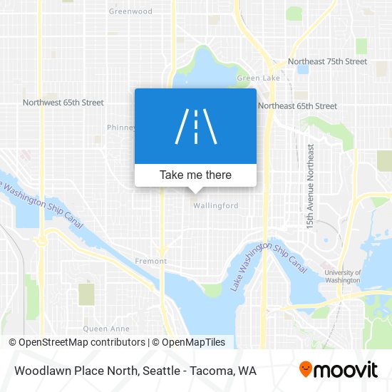 Woodlawn Place North map