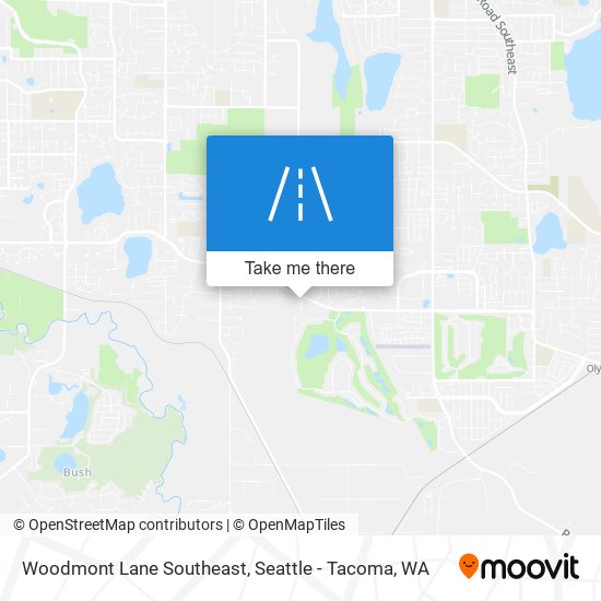 Mapa de Woodmont Lane Southeast