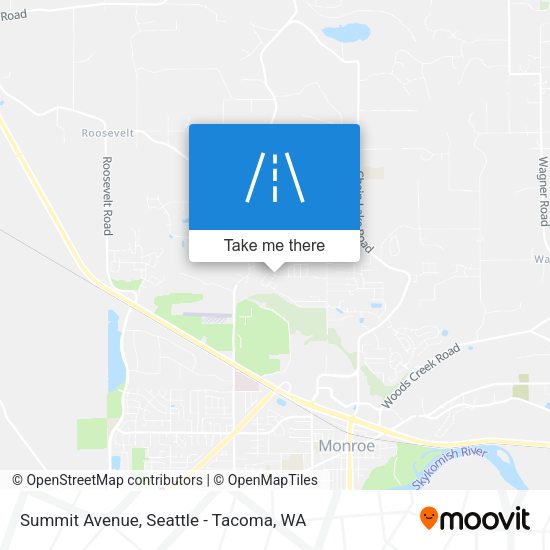 Mapa de Summit Avenue