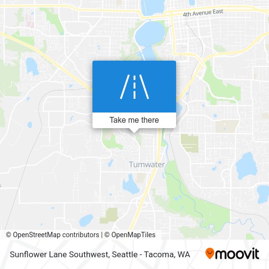 Sunflower Lane Southwest map