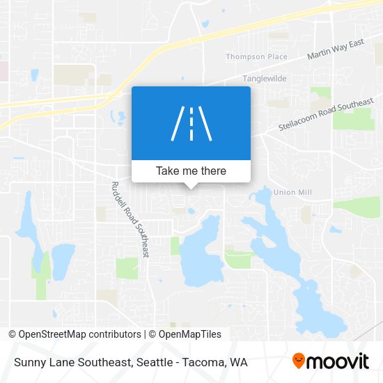 Sunny Lane Southeast map