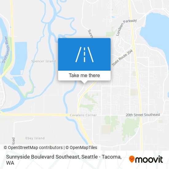 Sunnyside Boulevard Southeast map